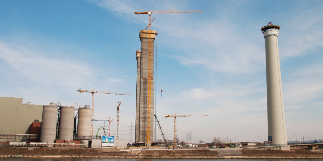 Improved chimney and cooling tower construction