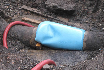 Renovation of damaged potable water pipes